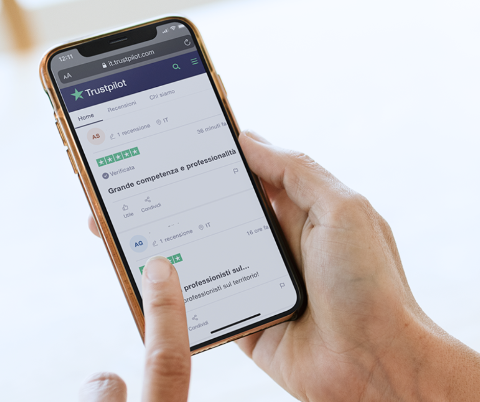 integrazione ilpas audiosoft con trustpilot